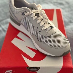 Nike Gray and White Sneakers